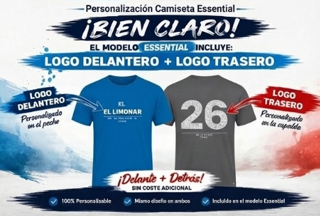 Precios personalizacion Essential logo + logo